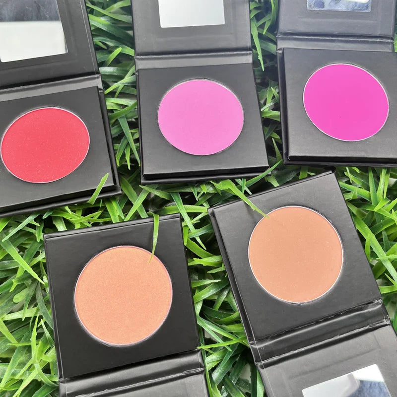 Custom 6colors Nude Blush Powder Matte Natural Cheek Tint Brighten Easy To Colored Face Waterproof Soft Female Makeup Bulk